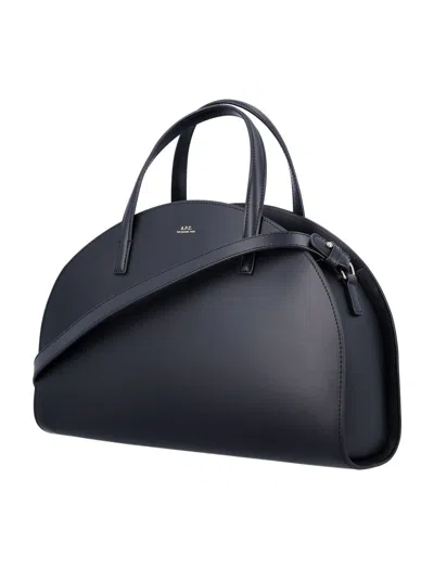 Apc A.p.c. Curved Silhouette Tote Bag In Black