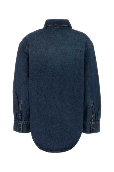 Camilla And Marc Denim Kalen Oversize Shirt In Blue