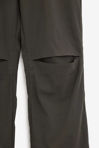 Gr10k Cut Knee Pants In Grey