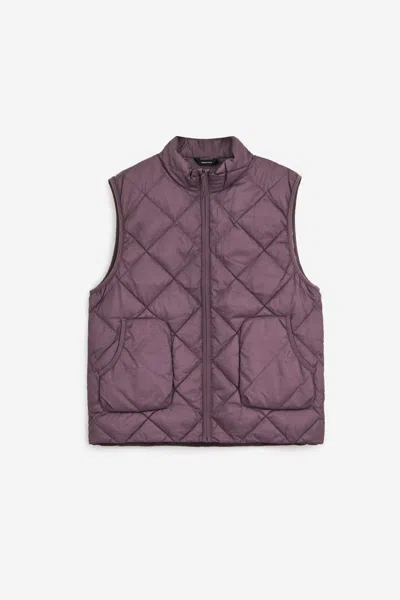 Hiking Patrol Light Down Vest Jackets Purple In Purple