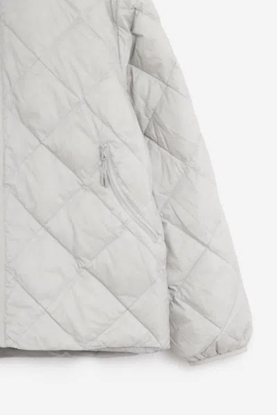 Hiking Patrol Light Down Hood Jacket In Grey