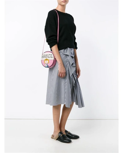 Olympia Le-tan War And Peace Embroidered Dizzie Bag In Pink | ModeSens