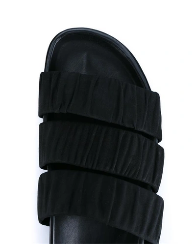 Shop Rick Owens Three Strap Sandals