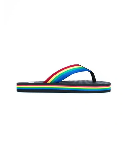 Shop Saint Laurent Rainbow Flip-flops