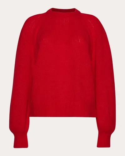 Eleven Six Women's Mila Ribbed Alpaca-blend Sweater In Red