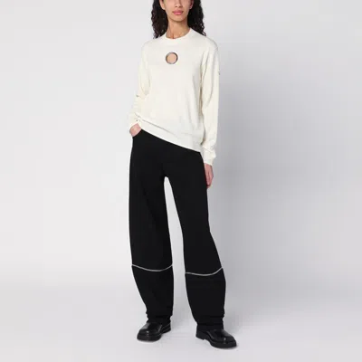 Moncler X Willow Smith Trousers With Zip Detail In Black