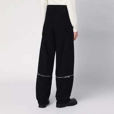 Moncler X Willow Smith Trousers With Zip Detail In Black