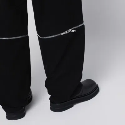 Moncler X Willow Smith Trousers With Zip Detail In Black