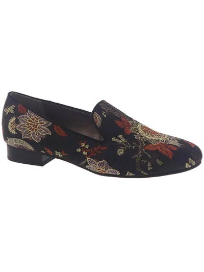 Array Aubrey Womens Velvet Slip On Loafers In Multi