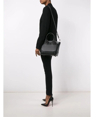 Shop Christian Louboutin Eloise Leather Studded Tote Bag