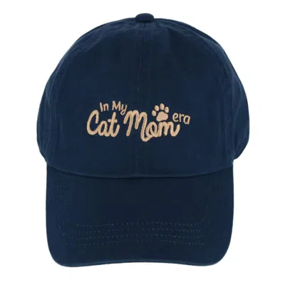 David & Young Women's In My Cat Mom Era Baseball Cap In Blue