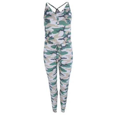 Overslept Women's Camo Print Knit Pajama Jumper In Multi