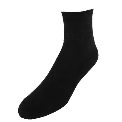 Dr. Scholl's Men's Ankle Length Diabetes And Circulatory Socks (4 Pair Pack) In Black