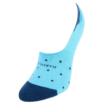 MARCOLIANI WOMEN'S POLKA DOT INVISIBLE TOUCH LINER SOCK 
