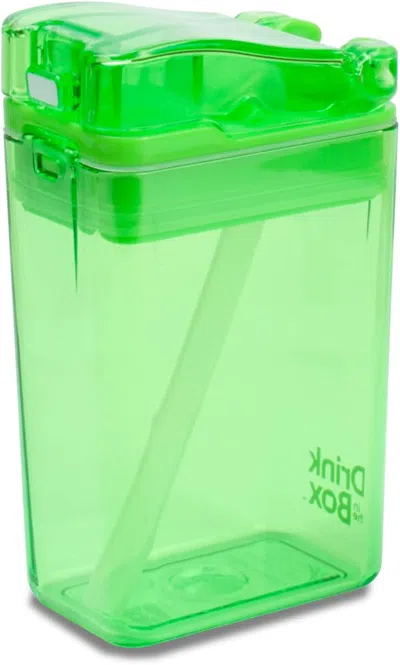 Precidio Design Drink In The Box Eco-friendly Reusable Juice Box Container, 8 Ounce, Blue