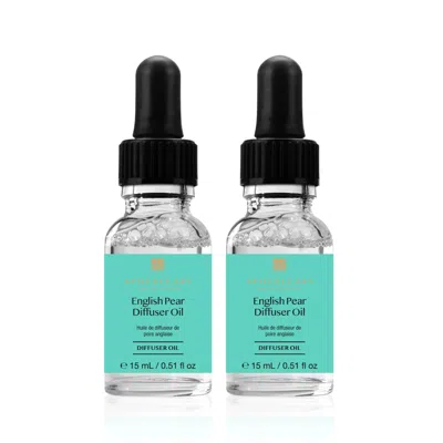 Dr. Botanicals Happy & Cheerful English Pear Diffuser Oil 15ml Twin Value Savings Pack