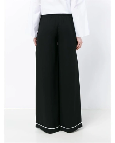 Shop Valentino Wide-leg Silk Trousers