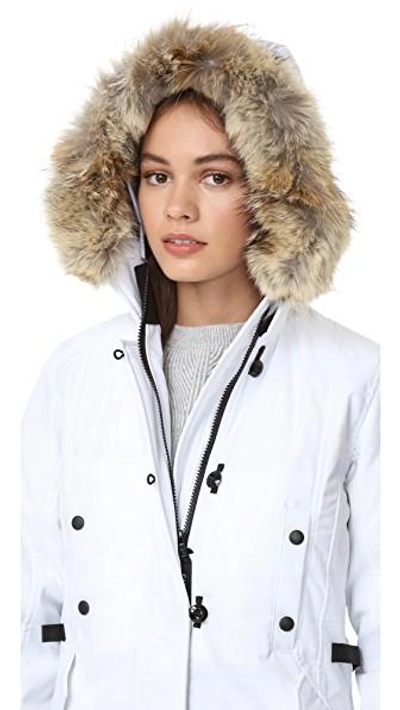 Shop Canada Goose Kensington Parka In White