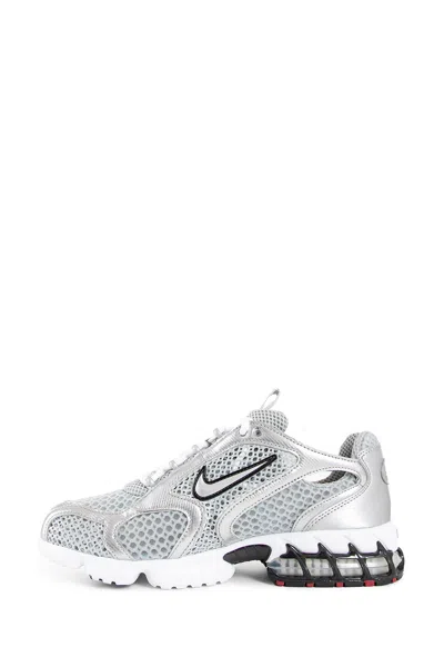 Nike Air Zoom Spiridon Cage 2 Rubber-trimmed Mesh And Leather Sneakers In Grey