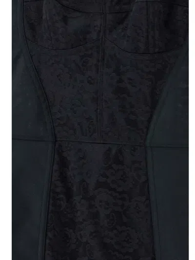 Dolce & Gabbana Satin Corset Mini Dress