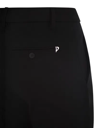 Dondup Black Carmen Slim Chino Trousers