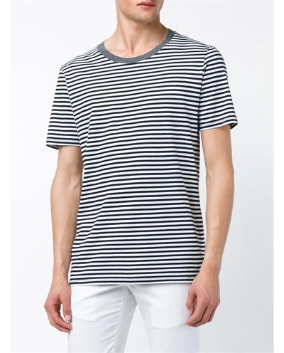 Shop Maison Margiela Three Pack Striped Short Sleeve T-shirts