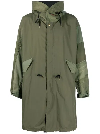 Children Of The Discordance Drawstring-hood Parka Coat In Beige