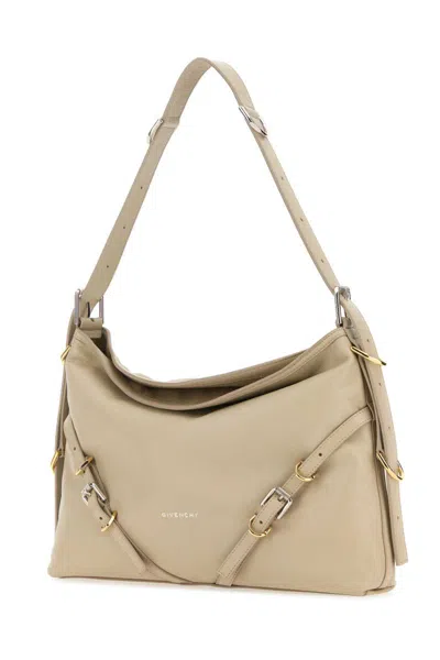 Givenchy Medium Voyou Bag In Beige Leather In Beige O Tan