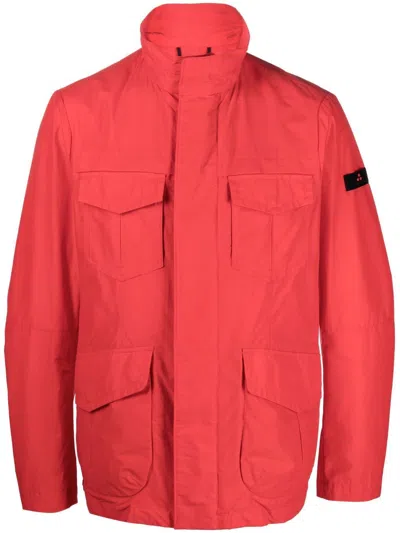 Peuterey Metal Blouson Jacket In Orange