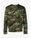 VALENTINO Camouflage Print Sweatshirt