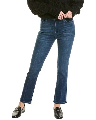 Frame Le Super High Straight Slit Jeans Murphy In Blue