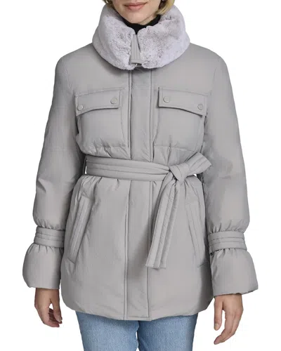 Andrew Marc Laken Coat In Grey