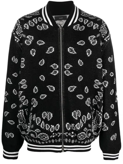 Alanui Bomber Sweater In Black
