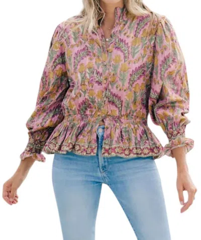 Clara The Label Maple Blouse In Purple In Purple