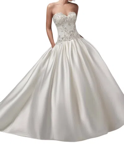 Sottero And Midgley Hampton Wedding Dress In Ivory In Multi