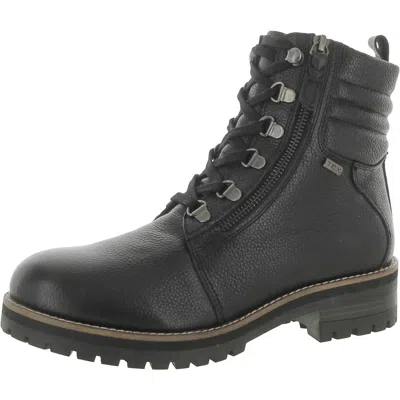 Softwalk Everett Womens Leather Lace Up Ankle Boots In Multi