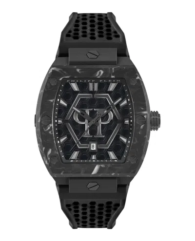 Philipp Plein The Hexagon Phantom Silicone Watch In Multi