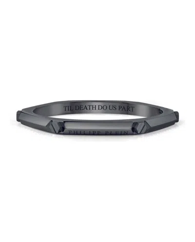 Philipp Plein The Plein Cuff Bangle Bracelet Man Bracelet Silver Size 6 Stainless Steel In Multi