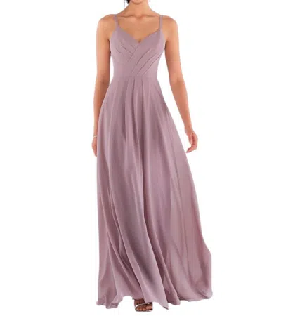 Sorella Vita Classic Bridesmaid Dress With Cowl Back In Dusty Lavender In Yellow
