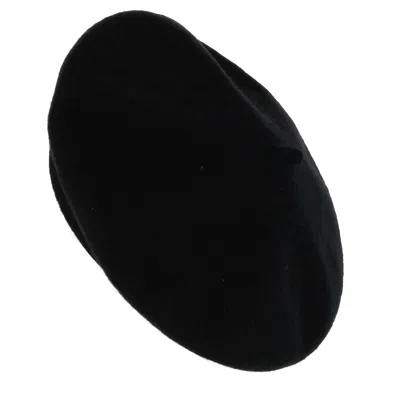 Angela & William Women's Wool Beret In Black