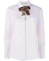 GUCCI Shirt with Sequin Embellished Tie