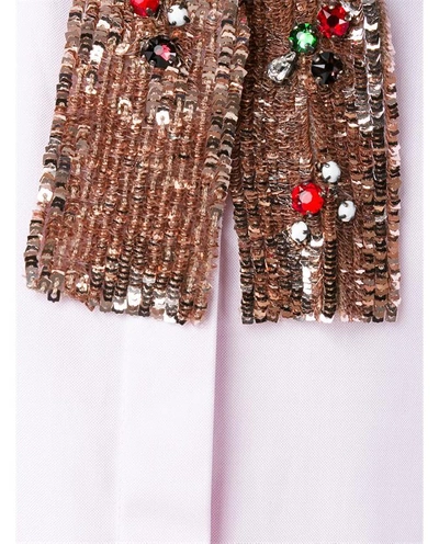 Shop Gucci Shirt With Sequin Embellished Tie
