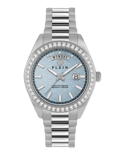 Philipp Plein Date Superlative Crystal Watch In Multi