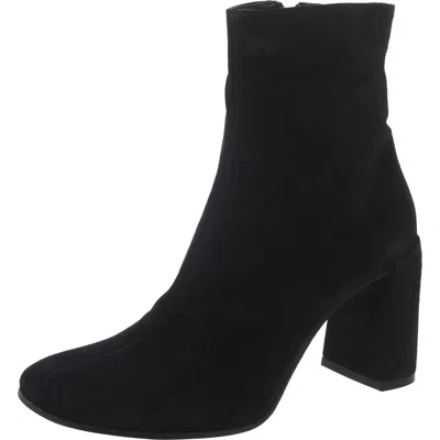 By Far Vlada Womens Suede Zipper Mid-calf Boots In Black