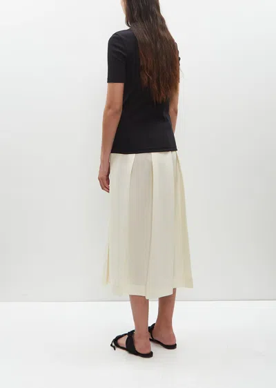 Totême Classic Ribbed T-shirt In Black