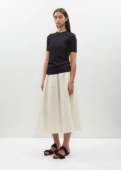 Totême Classic Ribbed T-shirt In Black