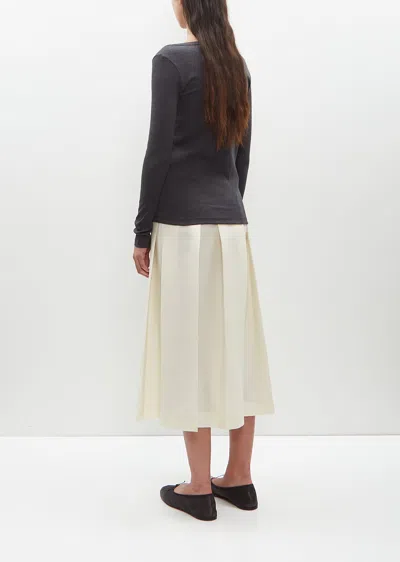Totême Classic Rib Top In Charcoal Melange