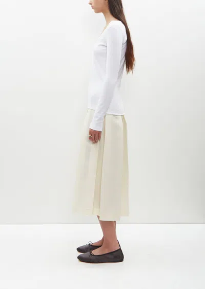 Totême Classic Rib Top In White