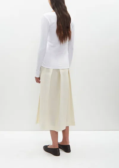 Totême Classic Rib Top In White