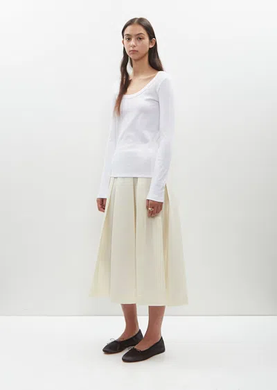 Totême Classic Rib Top In White